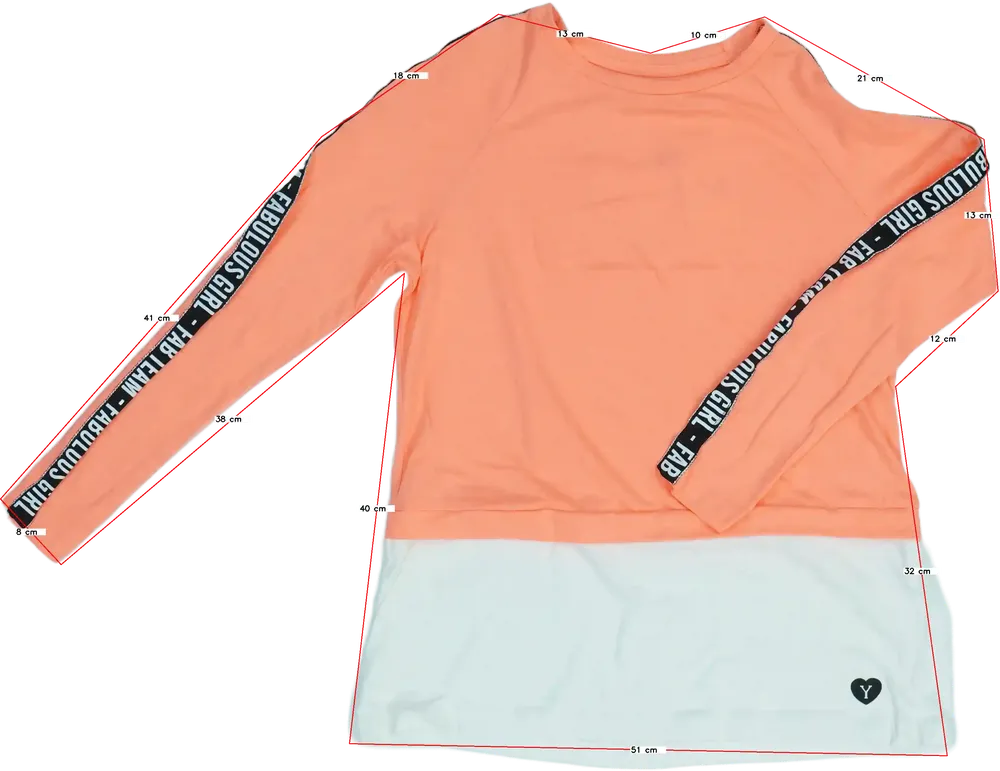 Sárga (narancs) OVS Hosszú ujjú felső EU 164 / UK 14 év / US 14 év/XL