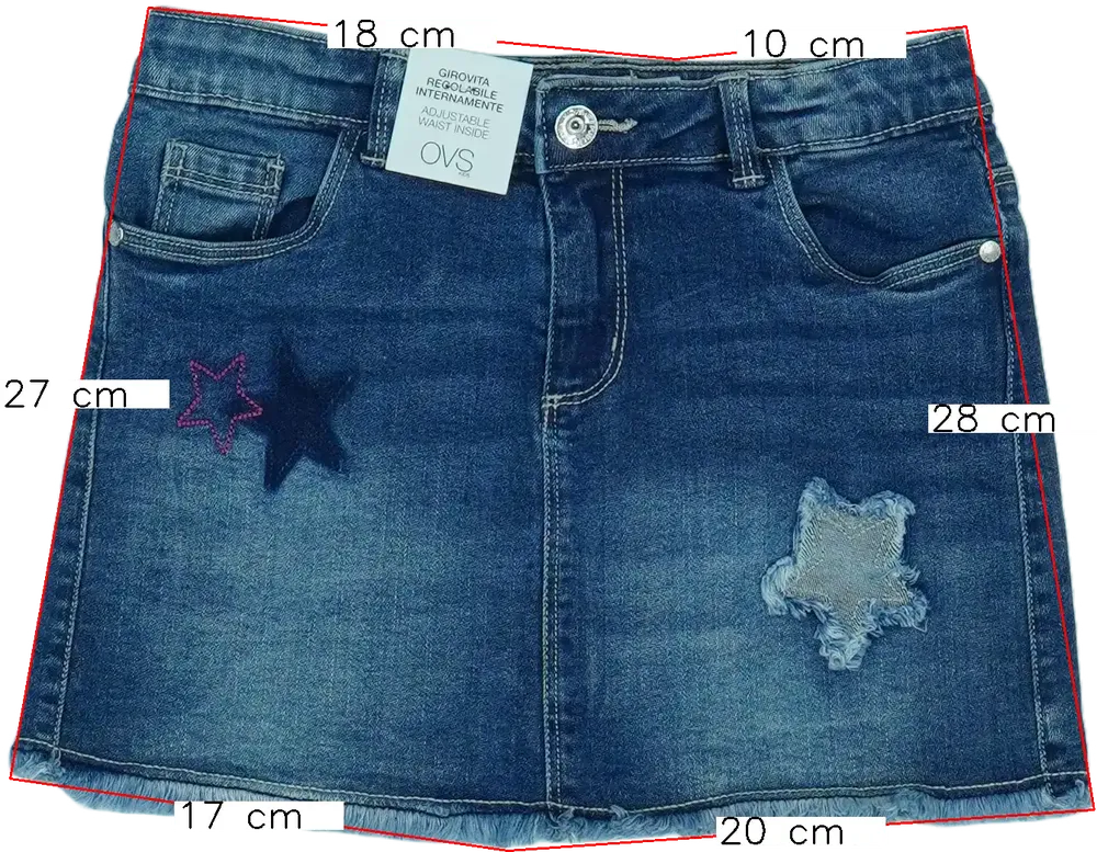 Kék OVS Szoknya EU 128 / UK 8 év / US 8 év/M