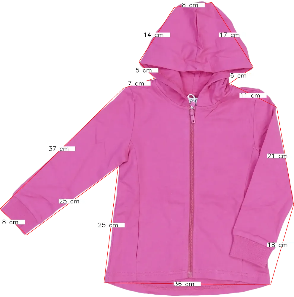 Rózsaszín OVS Kapucnis pulóver EU 110 / UK 5 év / US 5 év/XS