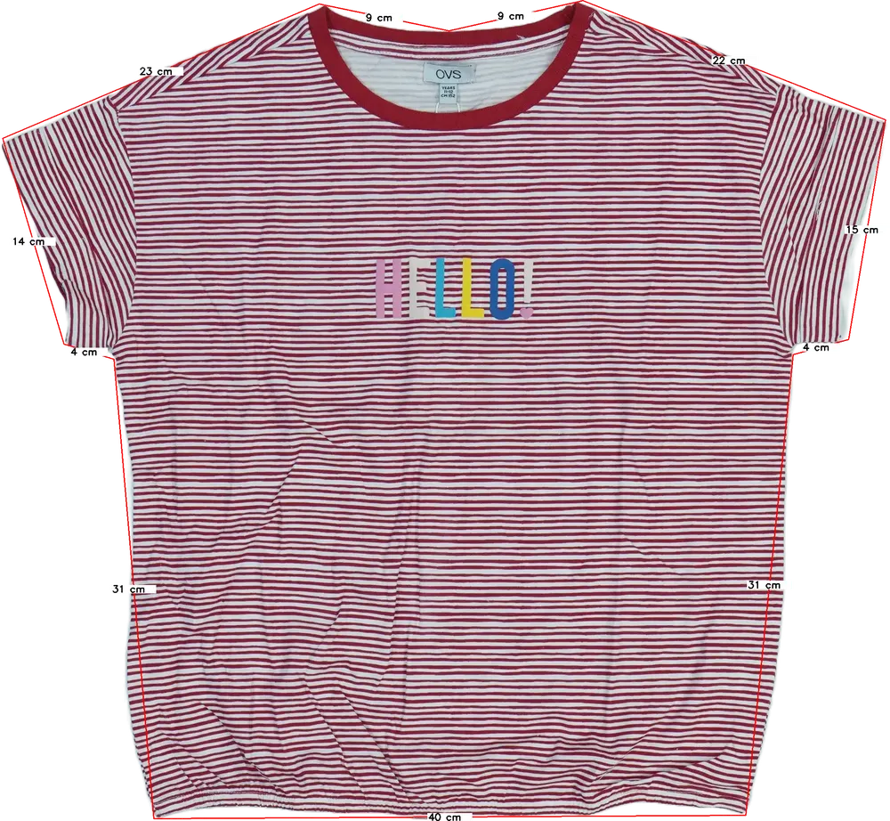 Fehér OVS Póló EU 152 / UK 12 év / US 12 év/L