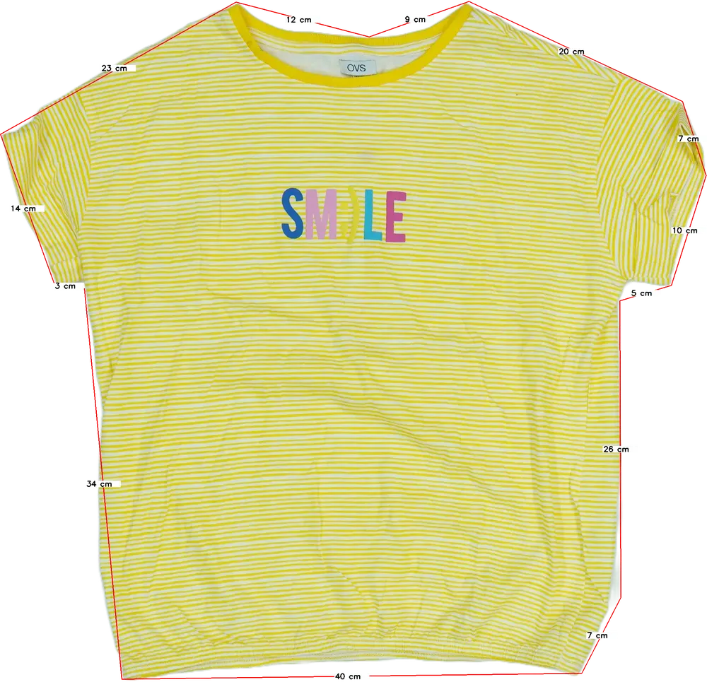Sárga OVS Póló EU 164 / UK 14 év / US 14 év/XL
