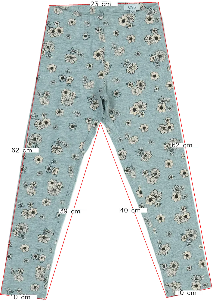 Szürke OVS Leggings EU 122 / UK 7 év / US 7 év/M