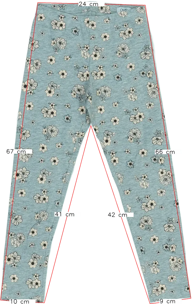 Szürke OVS Leggings EU 128 / UK 8 év / US 8 év/M