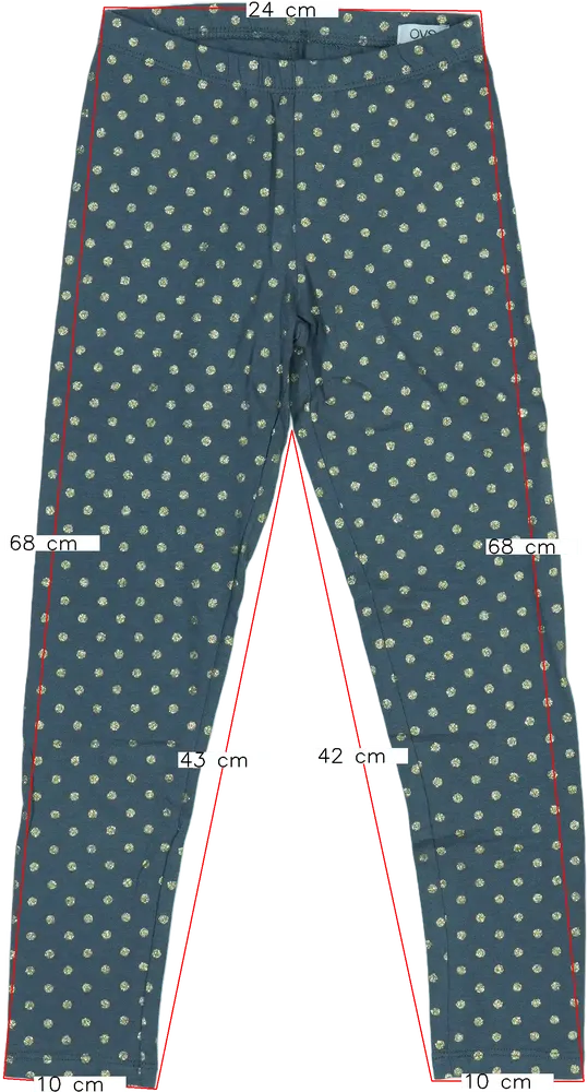 Fehér OVS Leggings EU 128 / UK 8 év / US 8 év/M