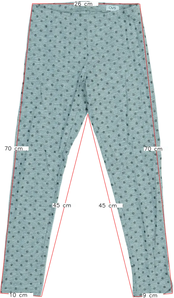 Szürke OVS Leggings EU 134 / UK 9 év / US 9 év/L