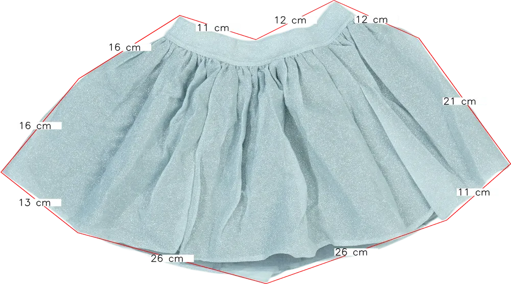 Ezüst OVS Szoknya EU 128 / UK 8 év / US 8 év/M