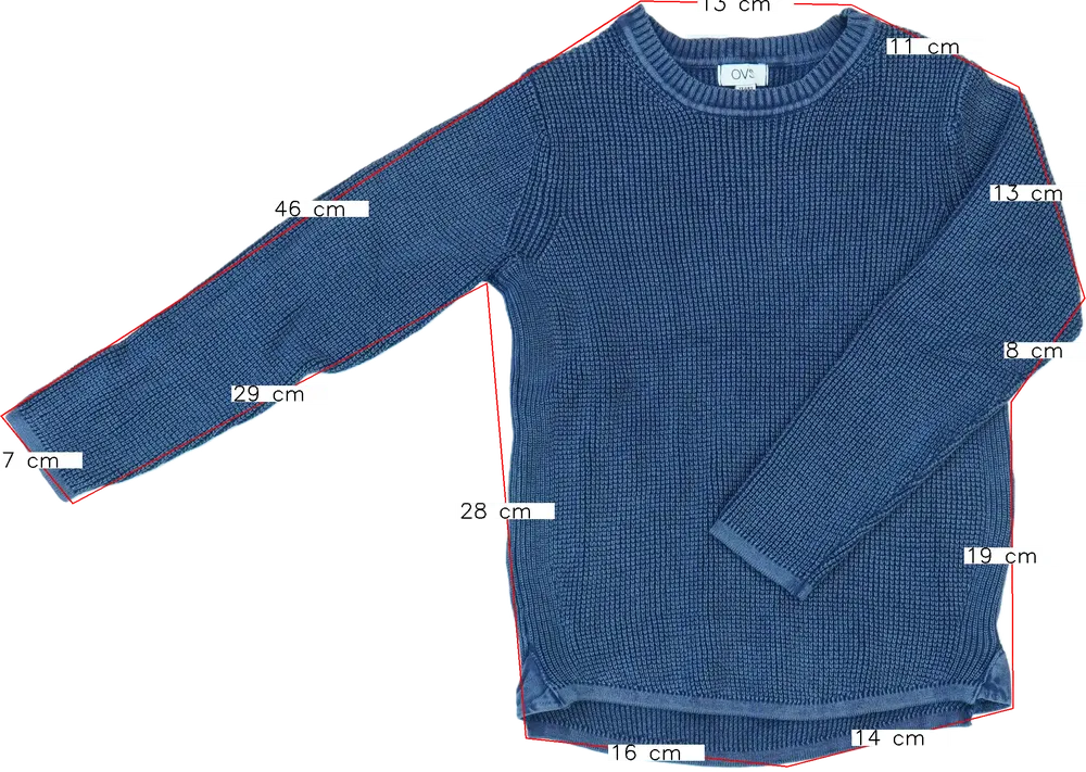 Kék OVS Kötött pulcsi EU 104 / UK 4 év / US 4T/XS