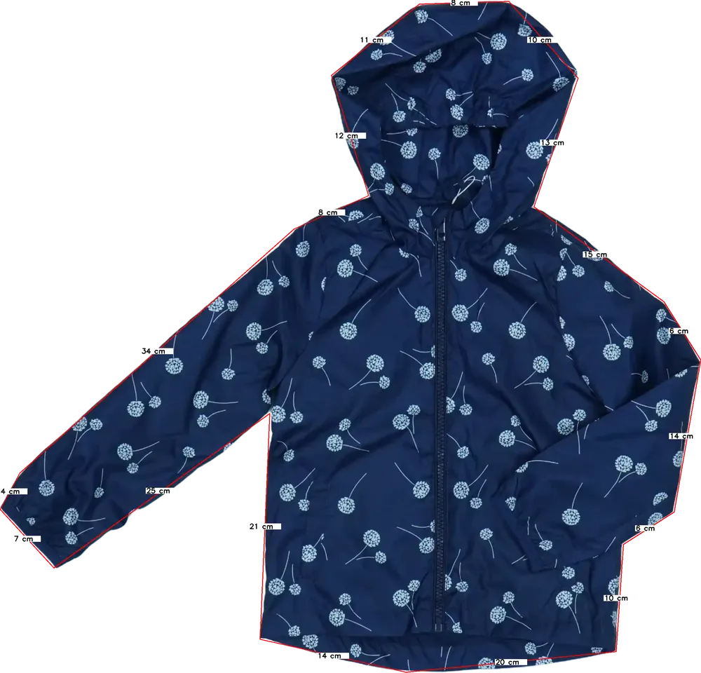 Kék OVS Széldzseki EU 104 / UK 4 év / US 4T/XS