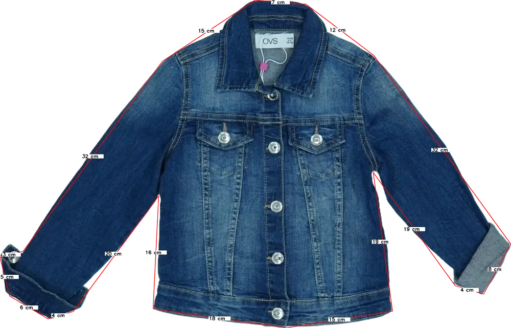 Kék OVS Dzseki EU 110 / UK 5 év / US 5 év/XS