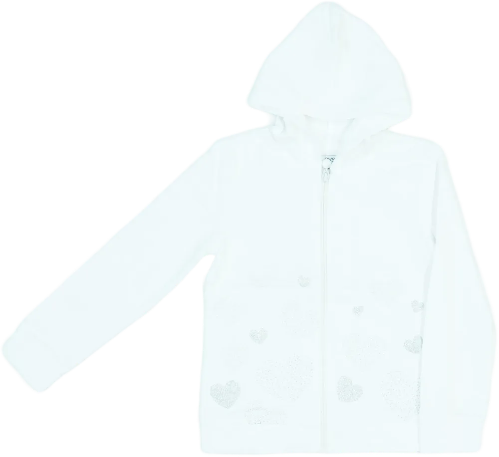 Fehér OVS Kapucnis pulóver EU 128 / UK 8 év / US 8 év/M