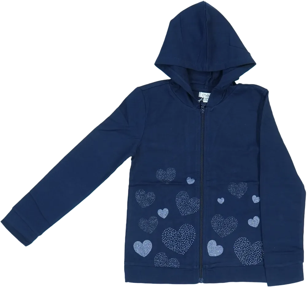 Kék OVS Kapucnis pulóver EU 134 / UK 9 év / US 9 év/L