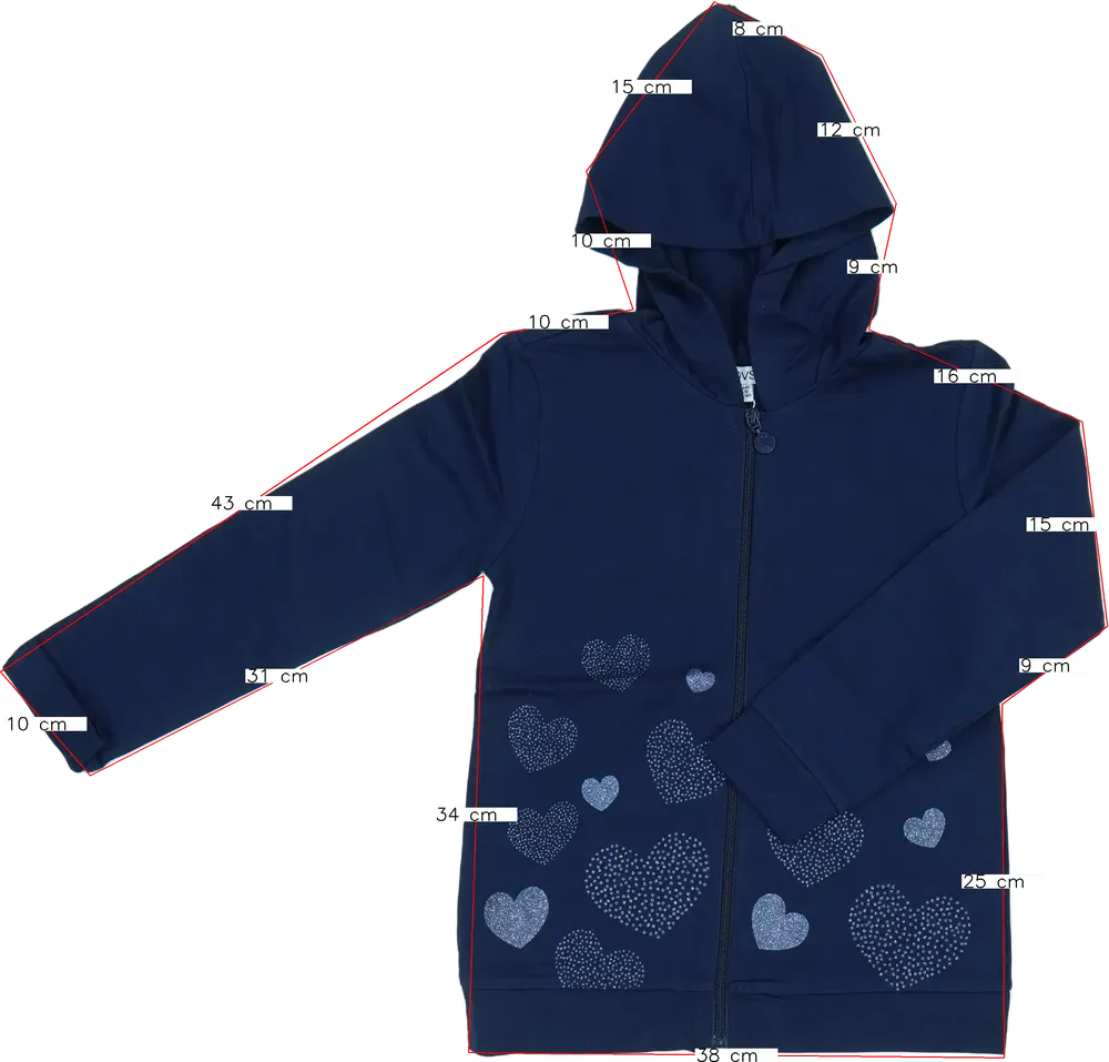 Kék OVS Kapucnis pulóver EU 140 / UK 10 év / US 10 év/L