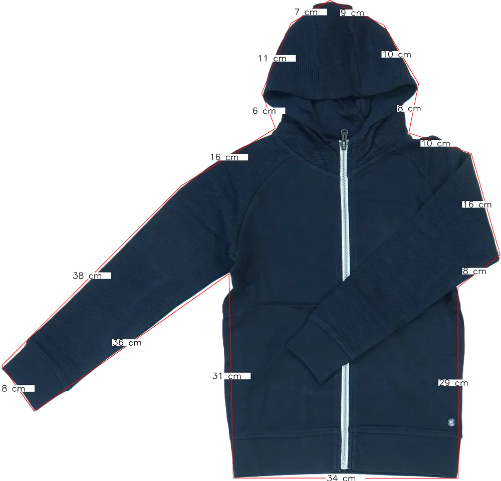 Kék OVS Kapucnis pulóver EU 122 / UK 7 év / US 7 év/M