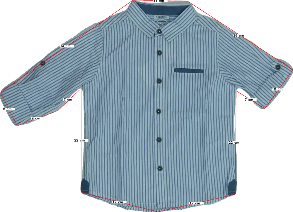 Kék OVS - Fagottino Ing EU 92 / UK 2 év / US 2T