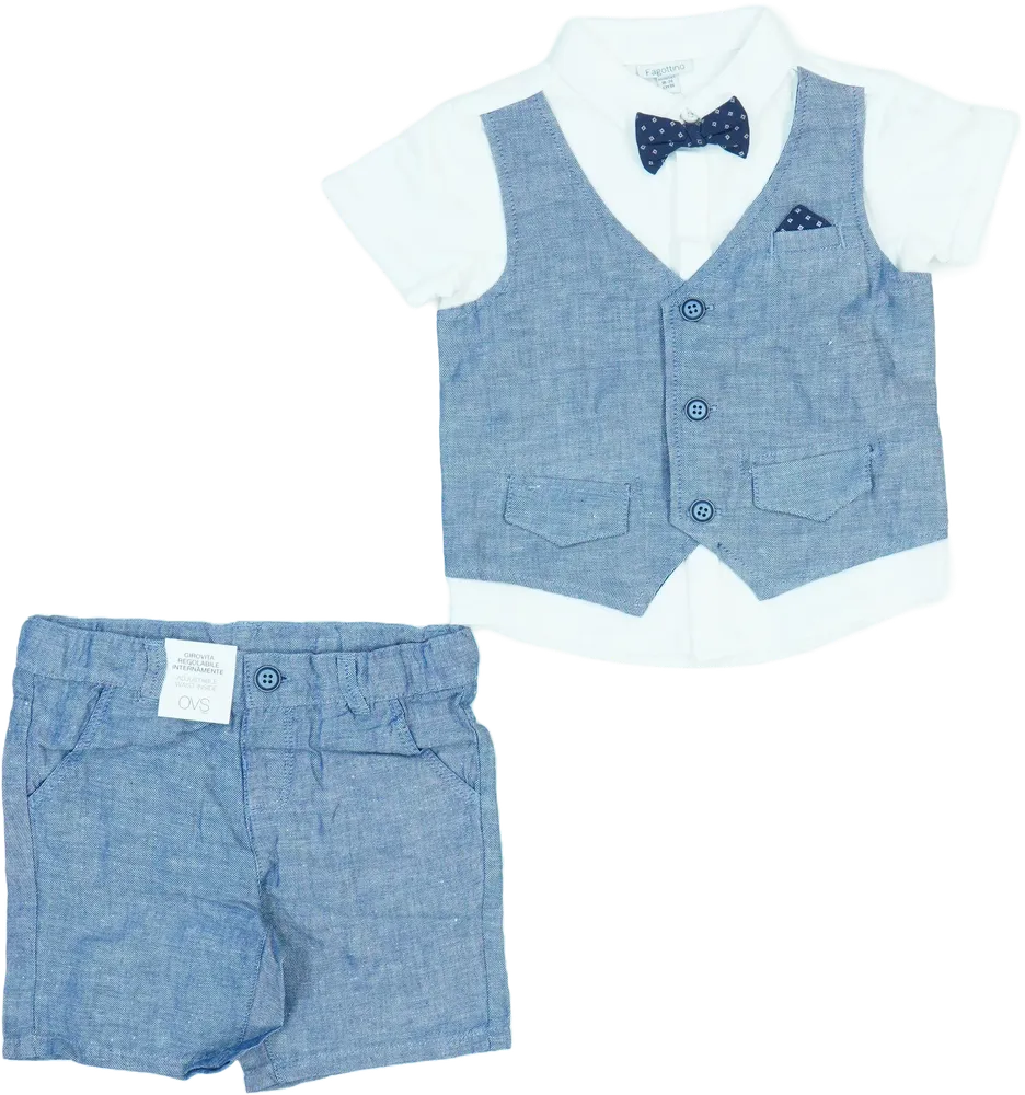 Blue OVS - Fagottino 2-piece set - Top &amp; Bottom EU 86 / UK 12-18 months / US 18 months