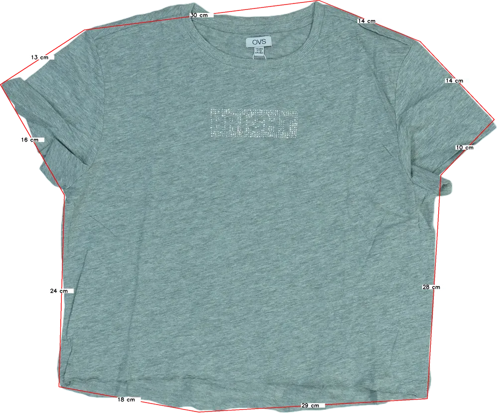 Szürke OVS Póló EU 152 / UK 12 év / US 12 év/L