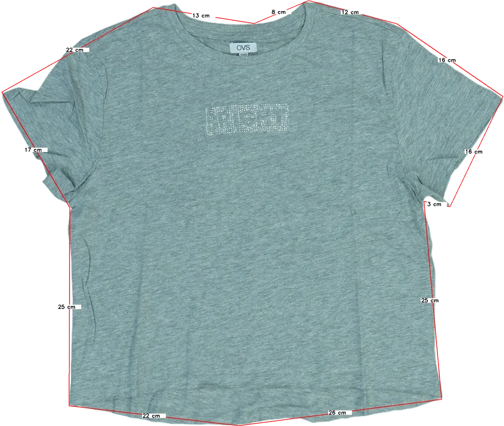 Szürke OVS Póló EU 158 / UK 13 év / US 14 év/XL