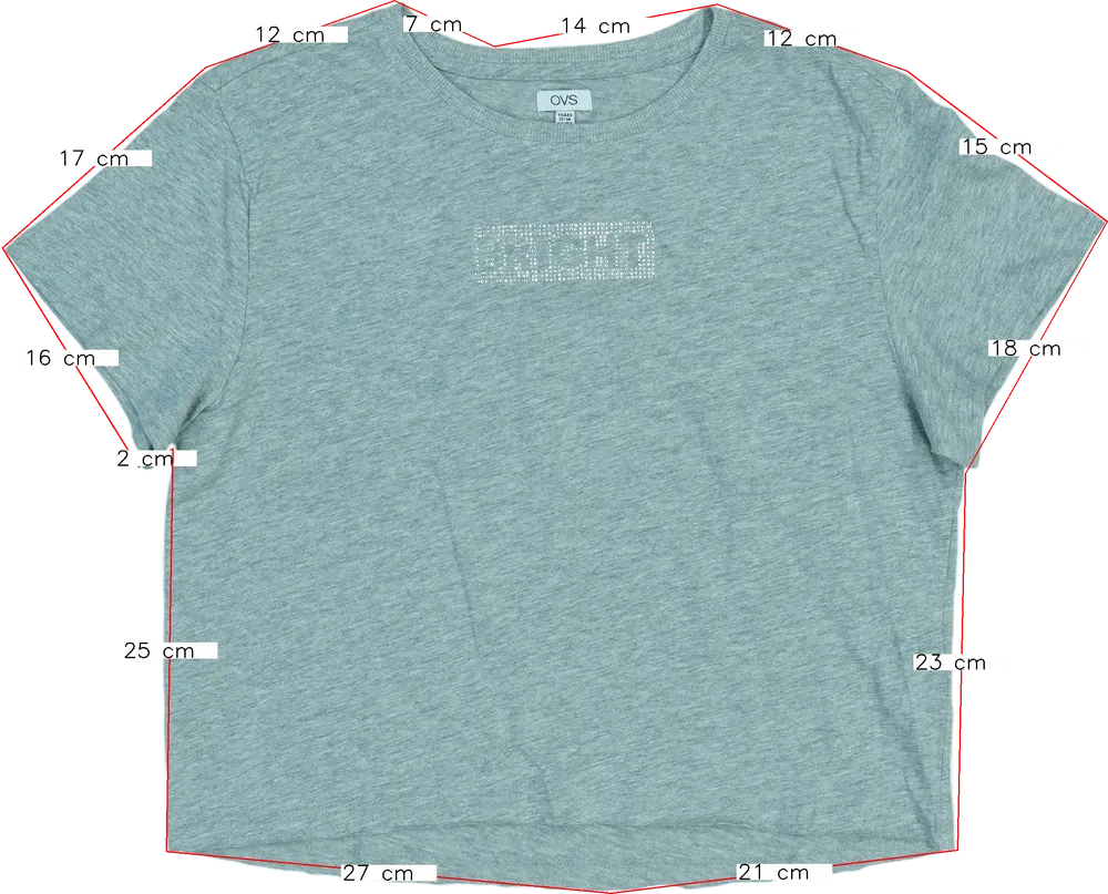 Szürke OVS Póló EU 164 / UK 14 év / US 14 év/XL