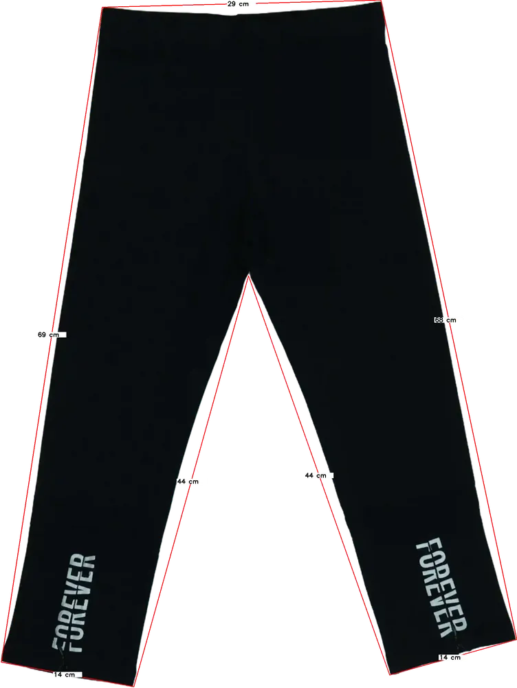 Fekete OVS Leggings EU 158 / UK 13 év / US 14 év/XL