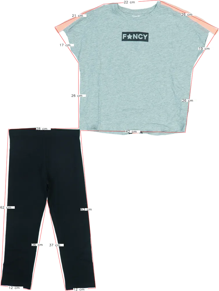 Grey OVS 2-piece set - Top &amp; Bottom EU 146 / UK 11 years / US 12 years/L