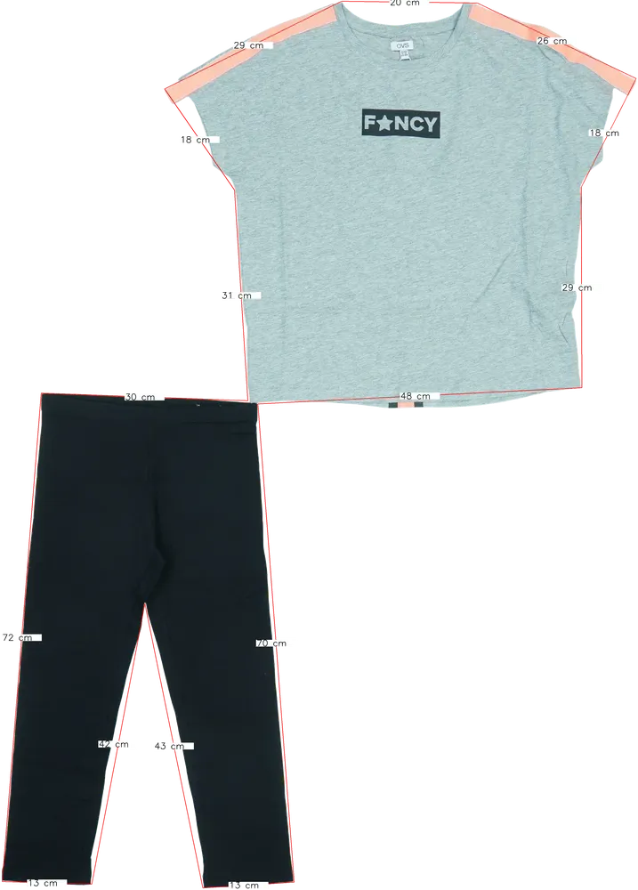 Grey OVS 2-piece set - Top &amp; Bottom EU 164 / UK 14 years / US 14 years/XL