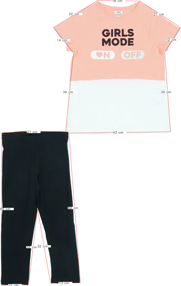 Többszínű Benetton 2 részes szett - Felsőruházat és nadrág EU 146 / UK 11 év / US 12 év/L