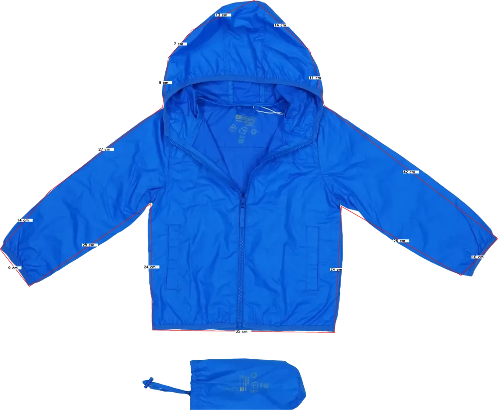 Kék OVS Esőkabát EU 110 / UK 5 év / US 5 év/XS
