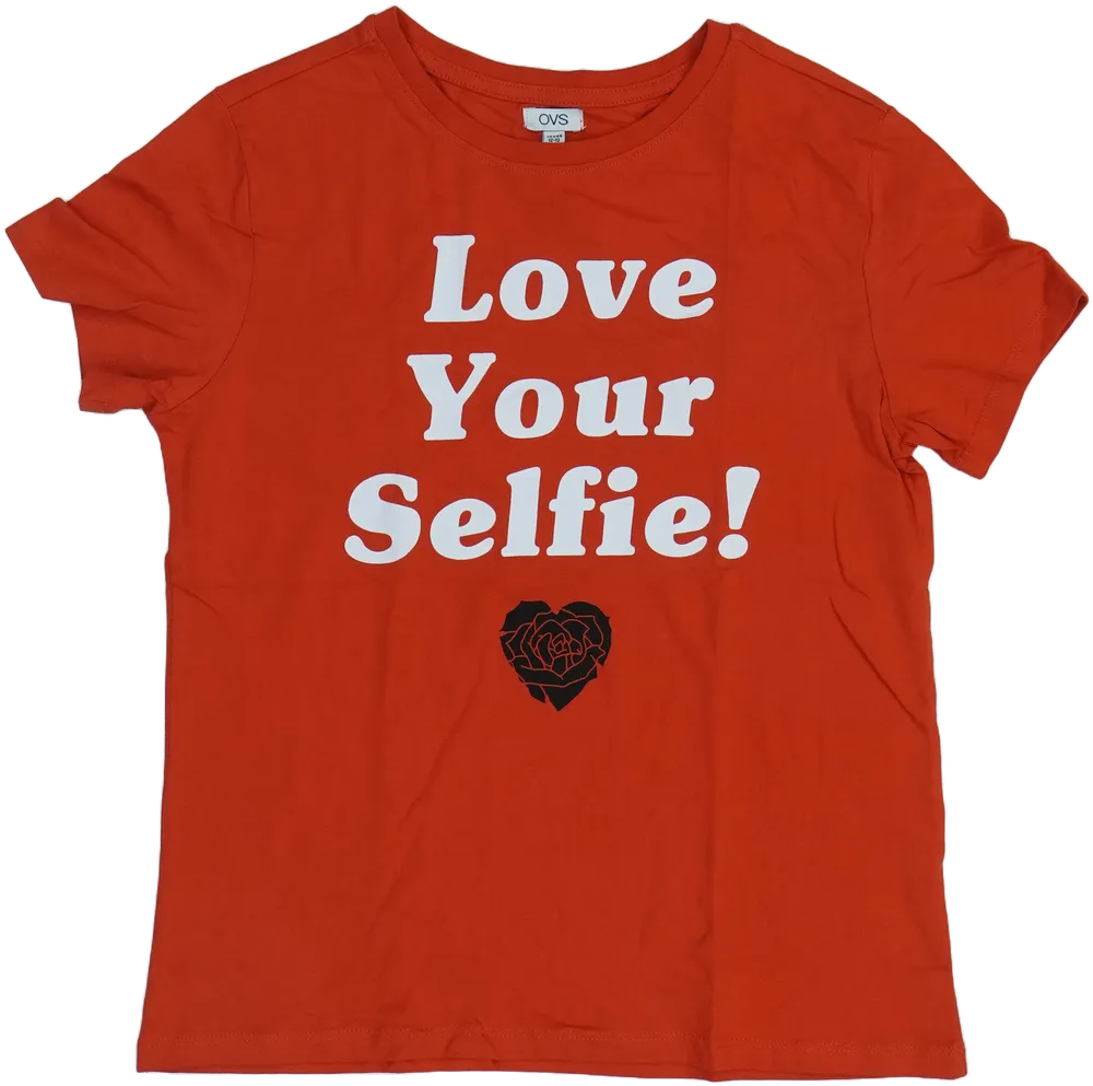 Piros OVS Póló EU 158 / UK 13 év / US 14 év/XL