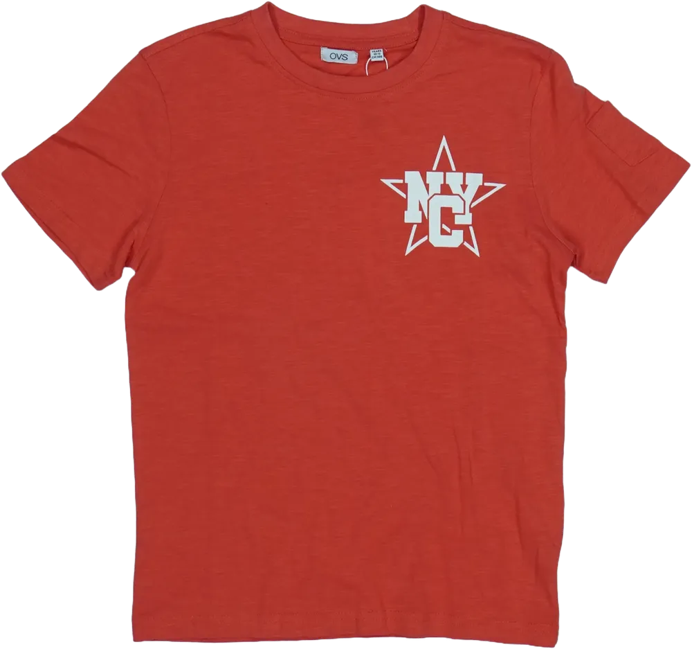Piros OVS Póló EU 146 / UK 11 év / US 12 év/L