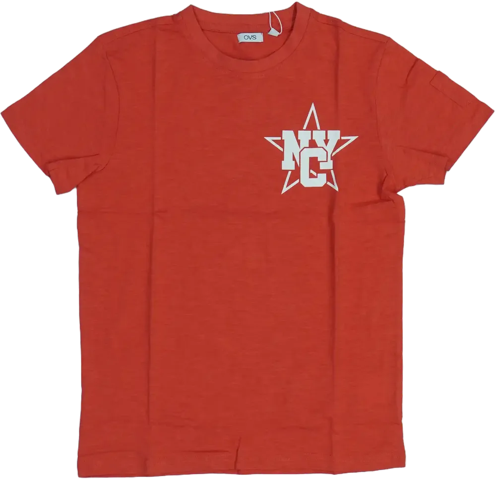 Piros OVS Póló EU 158 / UK 13 év / US 14 év/XL