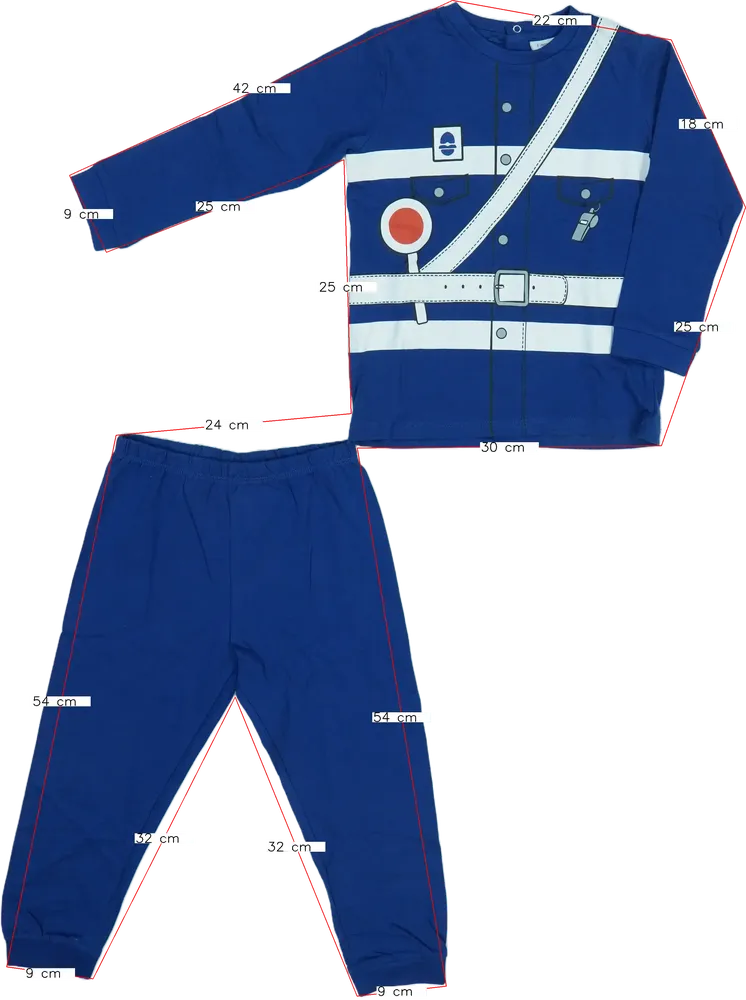 Kék OVS - Fagottino Pizsama EU 98 / UK 3 év / US 3T