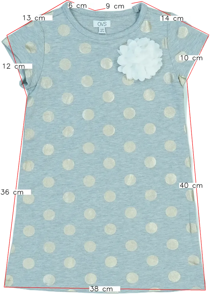 Szürke OVS Póló EU 110 / UK 5 év / US 5 év/XS