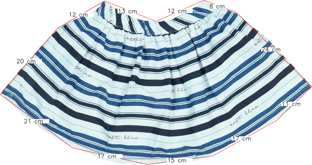 Fehér OVS Szoknya EU 134 / UK 9 év / US 9 év/L