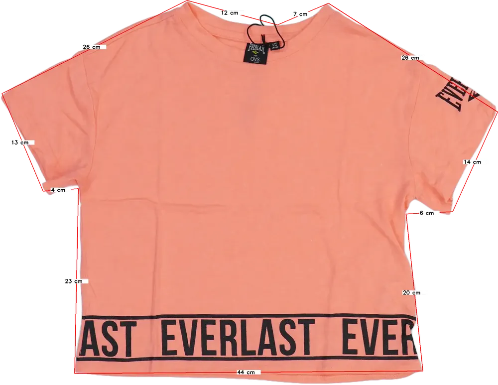 Rózsaszín Everlast Póló EU 140 / UK 10 év / US 10 év/L