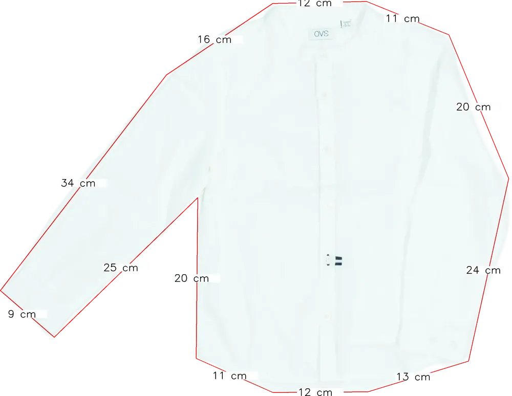 Fehér OVS Ing EU 110 / UK 5 év / US 5 év/XS