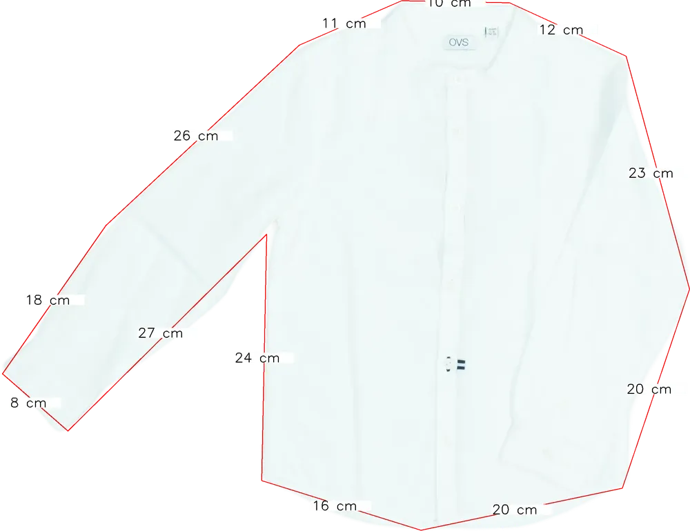 Fehér OVS Ing EU 116 / UK 6 év / US 6 év/S