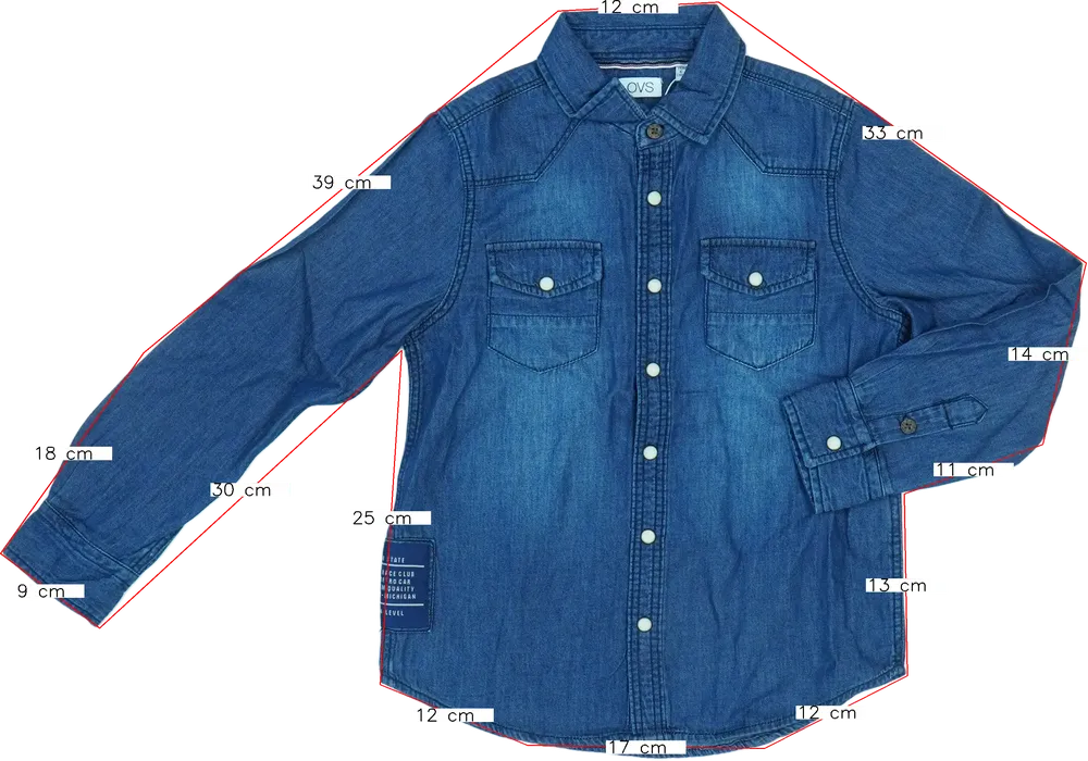 Kék OVS Ing EU 122 / UK 7 év / US 7 év/M