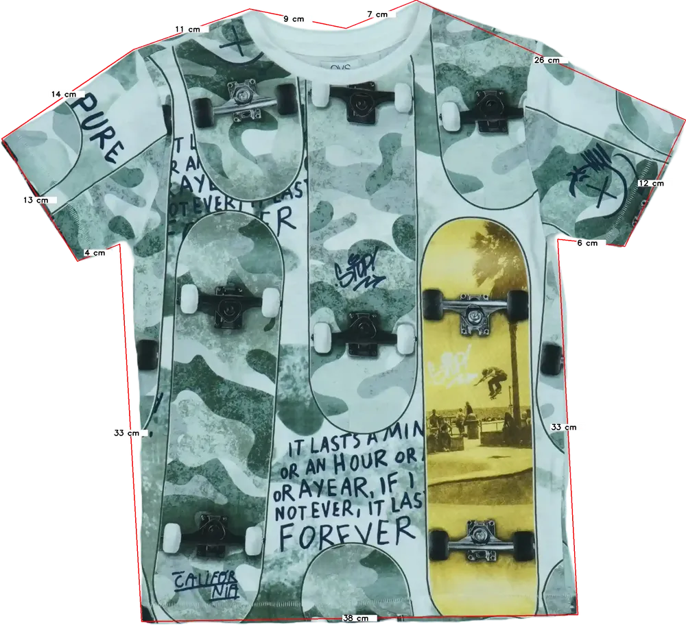 Többszínű OVS Póló EU 134 / UK 9 év / US 9 év/L