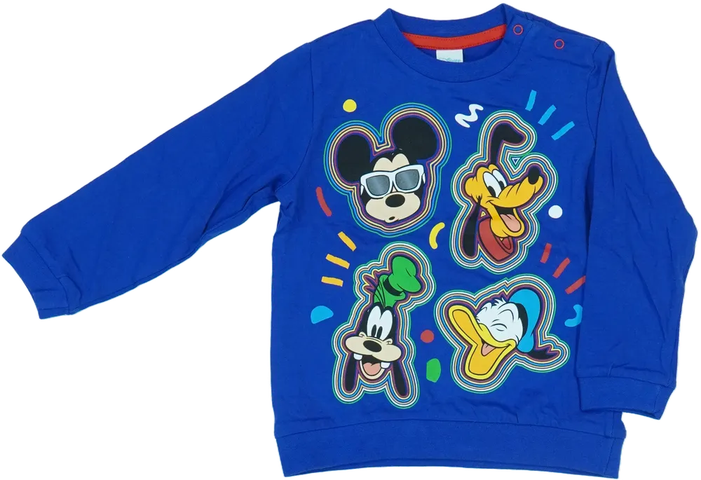 Kék Disney Hosszú ujjú felső EU 86 / UK 12-18 hónap / US 18 hónap