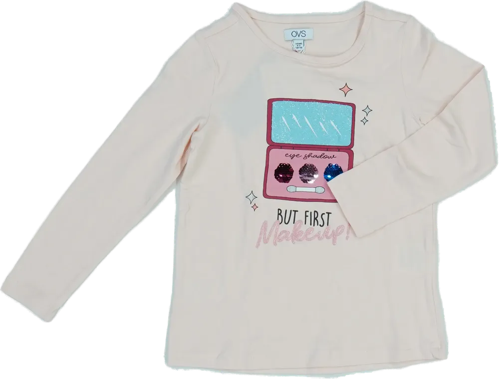 Rózsaszín OVS Hosszú ujjú felső EU 110 / UK 5 év / US 5 év/XS