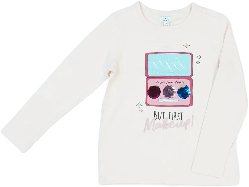 Rózsaszín OVS Hosszú ujjú felső EU 122 / UK 7 év / US 7 év/M