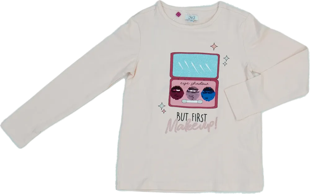 Rózsaszín OVS Hosszú ujjú felső EU 128 / UK 8 év / US 8 év/M