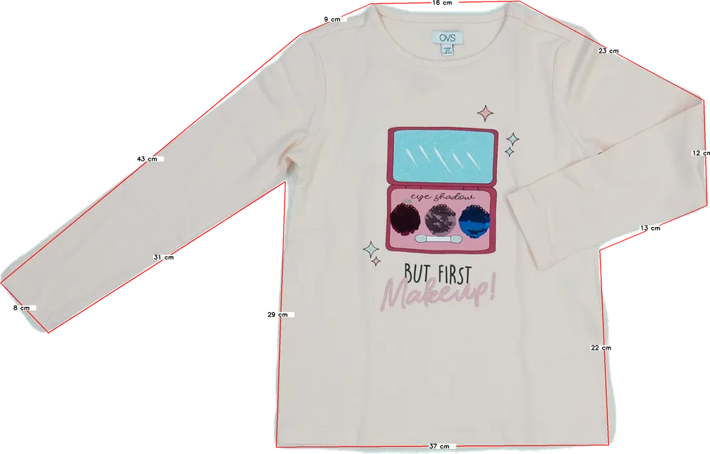 Rózsaszín OVS Hosszú ujjú felső EU 134 / UK 9 év / US 9 év/L