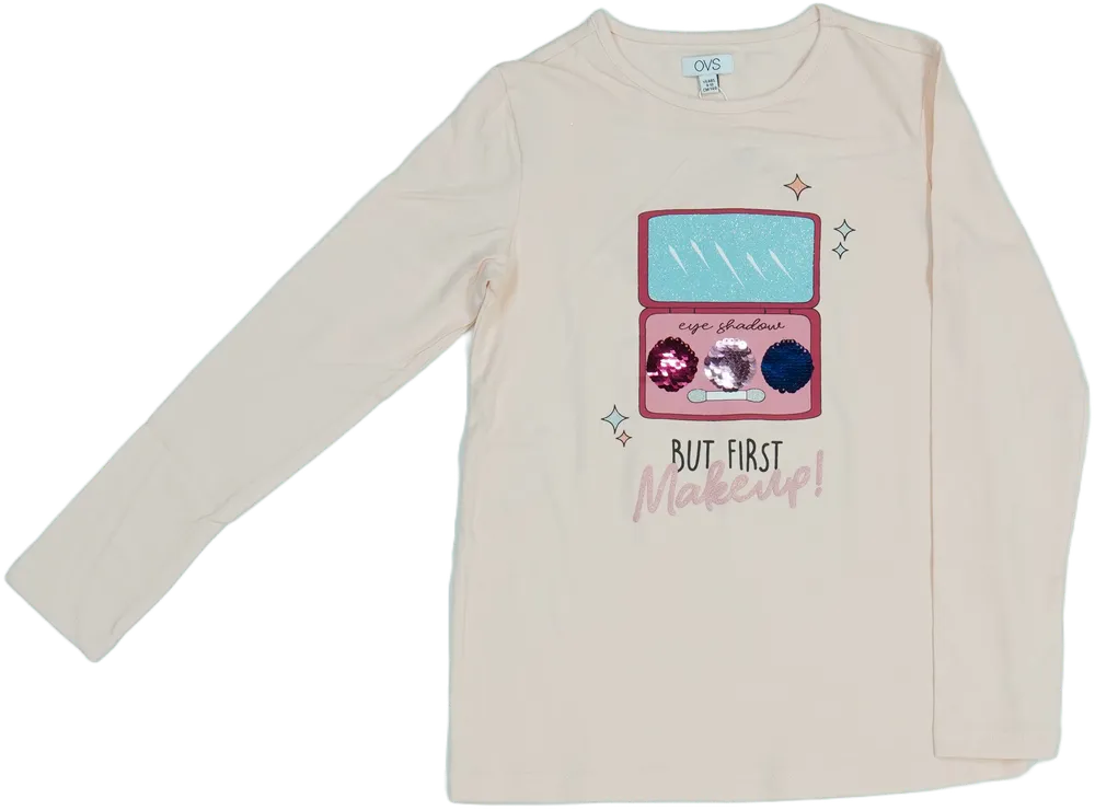 Rózsaszín OVS Hosszú ujjú felső EU 140 / UK 10 év / US 10 év/L