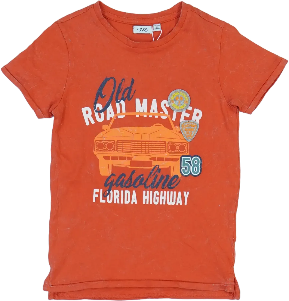 Piros OVS Póló EU 116 / UK 6 év / US 6 év/S