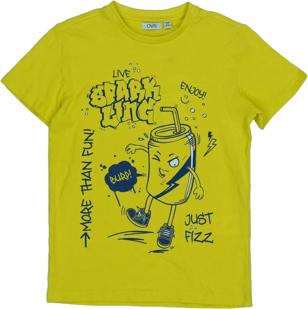 Sárga OVS Póló EU 134 / UK 9 év / US 9 év/L