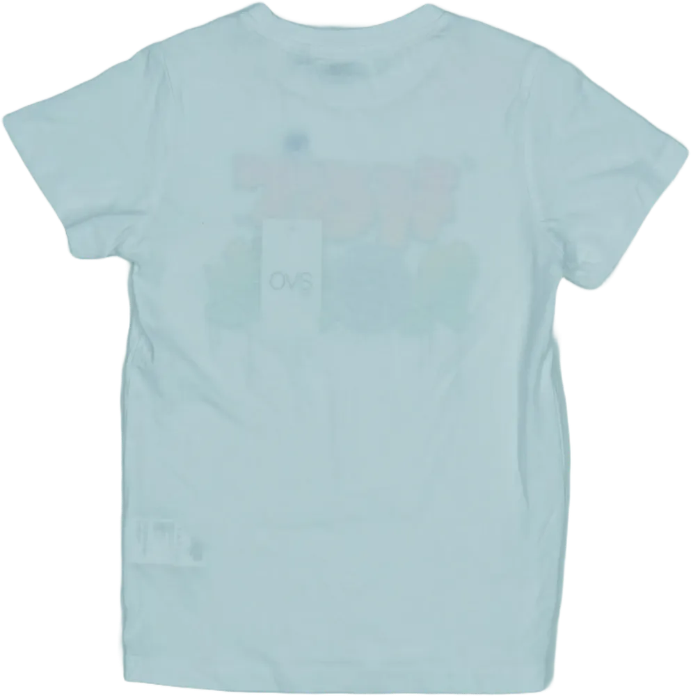 Fehér OVS Póló EU 122 / UK 7 év / US 7 év/M