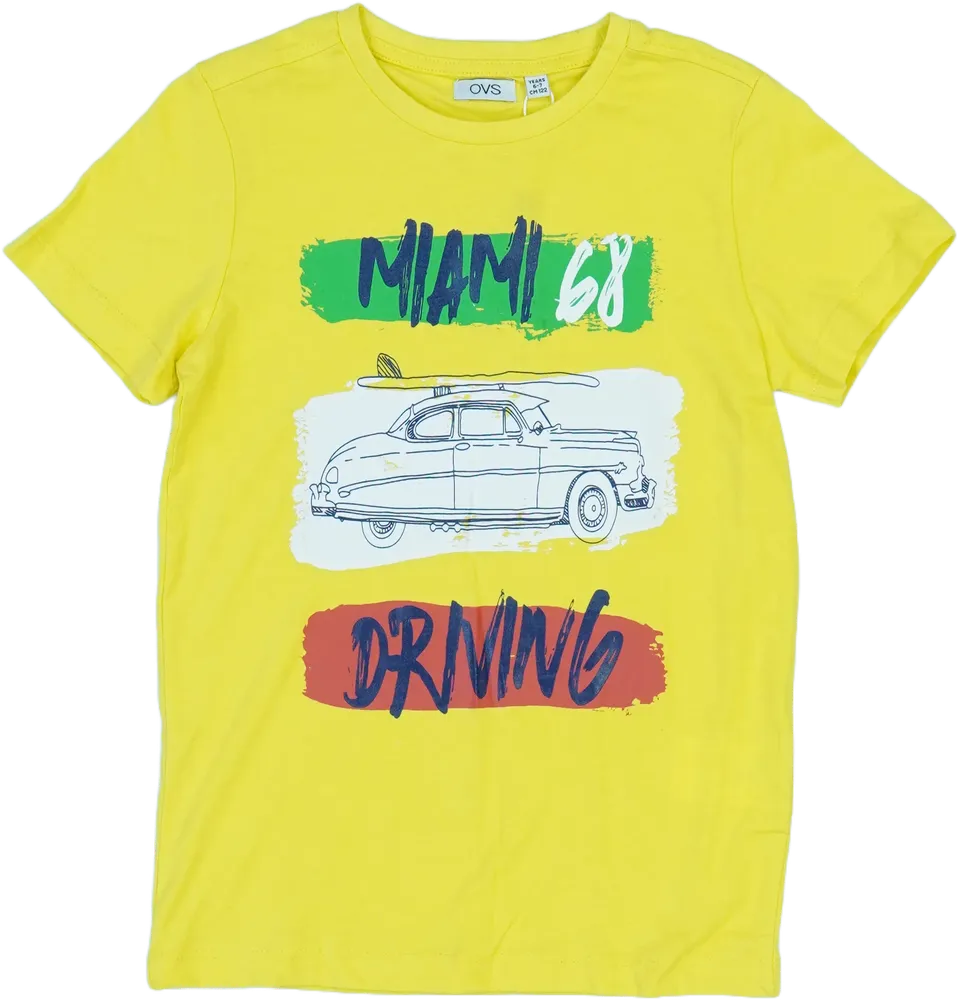 Sárga OVS Póló EU 122 / UK 7 év / US 7 év/M