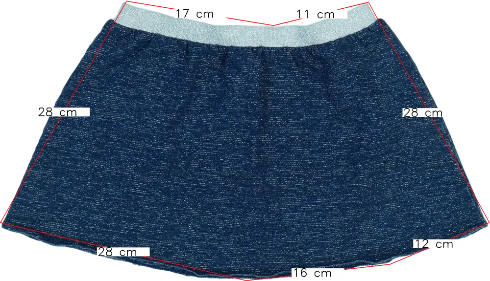 Kék OVS Szoknya EU 134 / UK 9 év / US 9 év/L