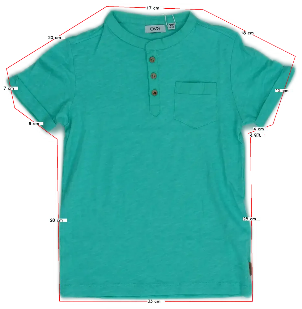 Zöld OVS Galléros póló EU 116 / UK 6 év / US 6 év/S